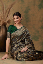 Womens Fashion Ethnic Green Color Sarees-MLSHWSA1177GRN0ONE